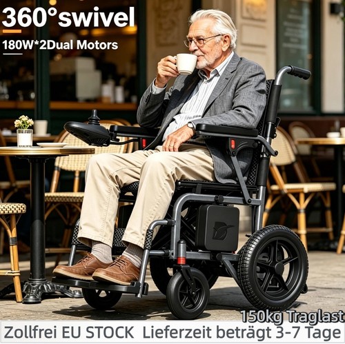 Faltbarer elektro rollstuhl - elektro,