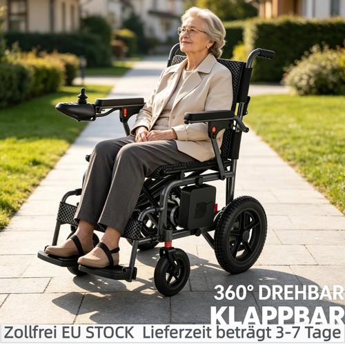 Faltbarer elektro rollstuhl - faltbarer,